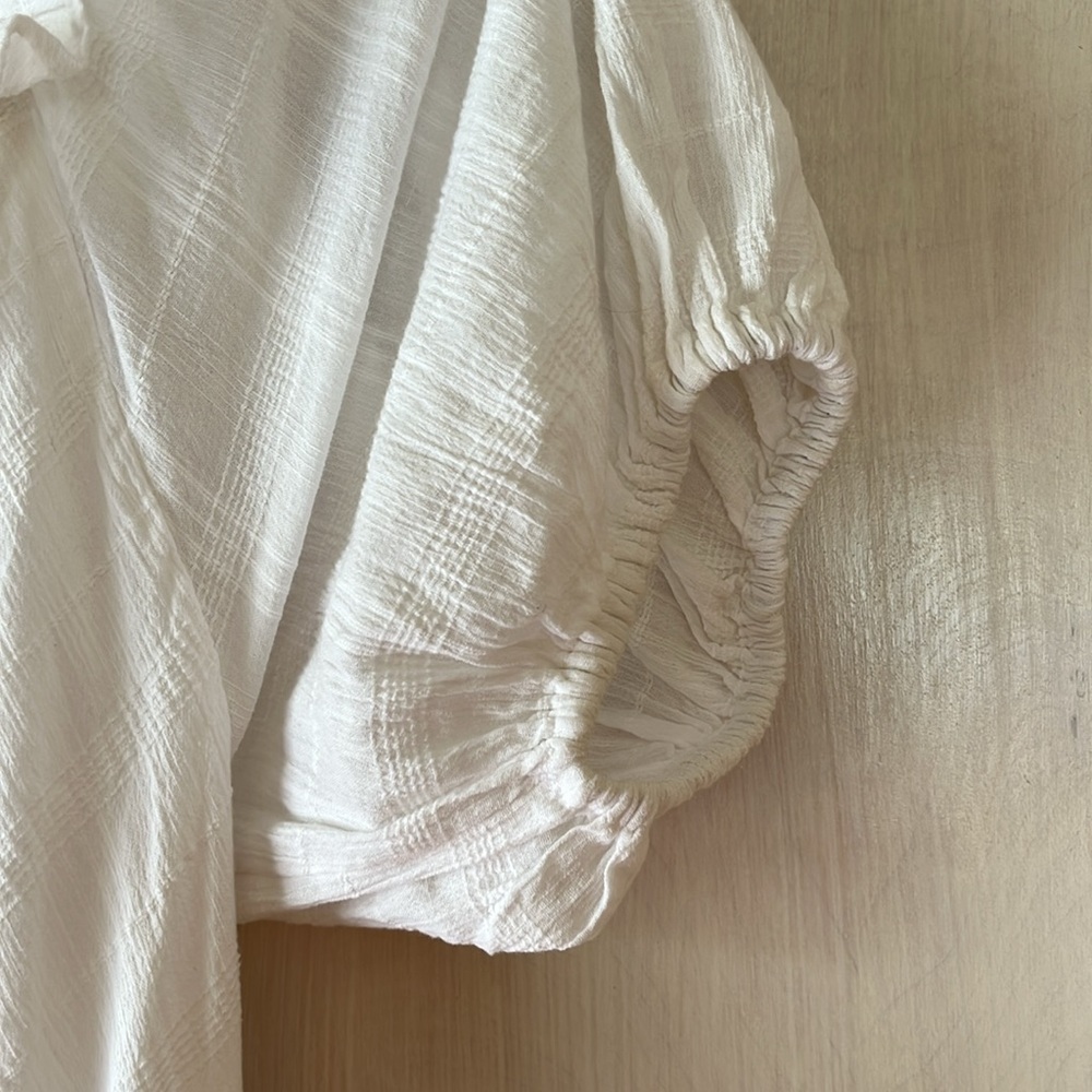 FREE PEOPLE 100% Cotton Open Back White Midi Dress Sz S - Picture 6 of 11